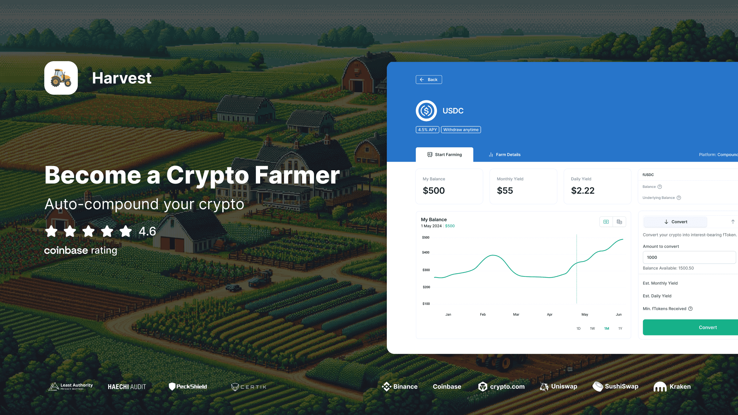 Harvest on Autopilot 🌾 - Farcaster Mini Apps